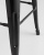 Стул полубарный TOLIX WOOD со спинкой черный глянцевый. Фото №10