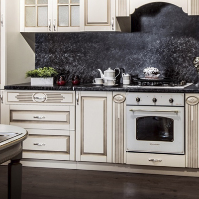 Секция напольная 1-створчатая Верона крем глянец. Фото №2