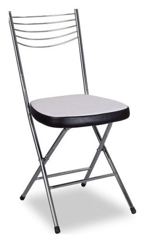 Стул кухонный , белый с эффектом замши/темный венге, повышенной комфортности. Фото №1