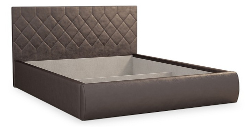 Ника Кровать 1.6 шоколад (экокожа) фото Ника Кровать 1.6 шоколад (экокожа). Фото №1