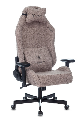 Кресло игровое Knight T1 серый экомех с подголов. крестовина металл фото Кресло игровое Knight T1 серый экомех с подголов. крестовина металл. Фото №3