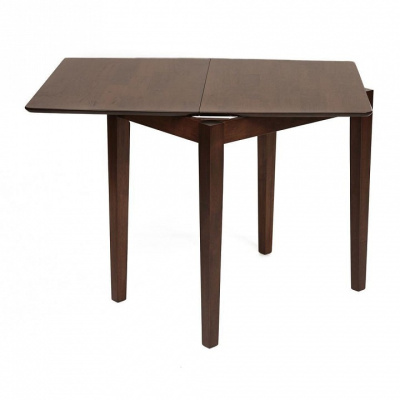 Стол TEMPIO (mod. F-SR3220VD W4)дерево гевея/мдф, 52.5x80(80x105)x76см, walnut (орех) фото Стол TEMPIO (mod. F-SR3220VD W4)дерево гевея/мдф, 52.5x80(80x105)x76см, walnut (орех). Фото №2