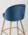 Стул барный Лион голубой велюр. Фото №8