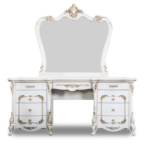 Зеркало Анна Мария (1200х1120) белый матовый. Фото №3