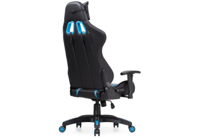 Компьютерное кресло Blok light blue / black. Фото №4