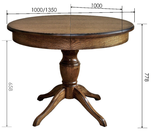 Стол Верди 11 П317.01. Фото №2