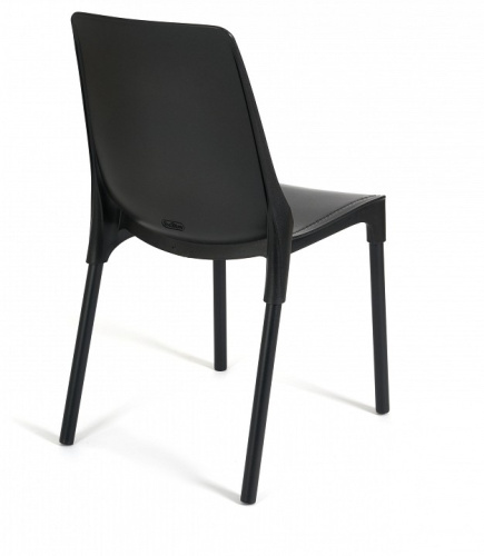 Стул GENIUS (mod 75)   металл/пластик, 46x56x84cм, черный. Фото №2