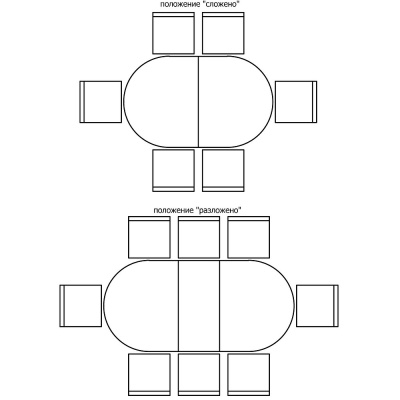 Стол Верди 3РД П106.08-01. Фото №2