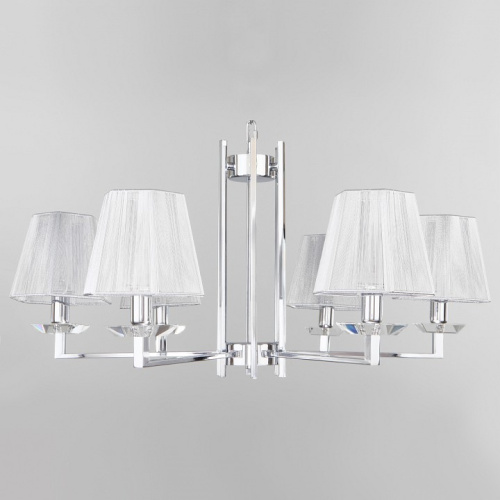 Подвесная люстра Eurosvet Alegria 60114/6 хром. Фото №1