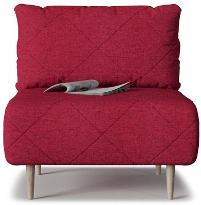 Кресло Mille Armchair 08 не раскладное Красный рогожка. Фото №2