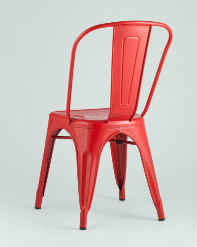 Стул TOLIX красный глянцевый. Фото №6