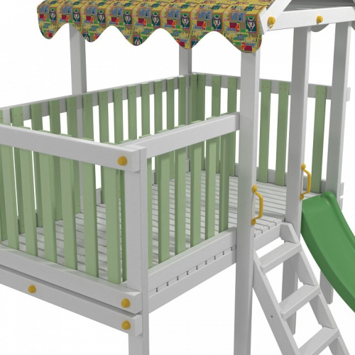 Комплекс игровой ДК6Б, бирюзовый, серый. Фото №6