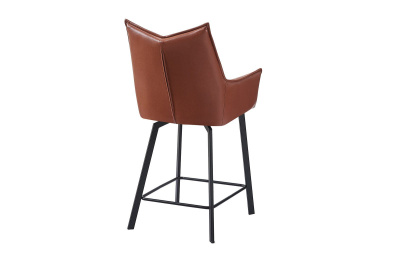 Полубарный стул SOHO коричневый. Фото №5