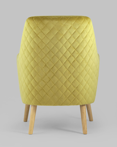 Кресло Хантер велюр горчичный. Фото №6