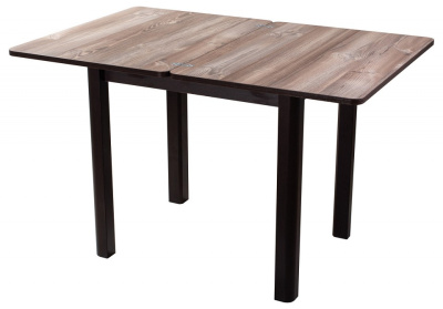 Стол кухонный  цвет каркаса венге, цвет столешницы Орех темный. Фото №2