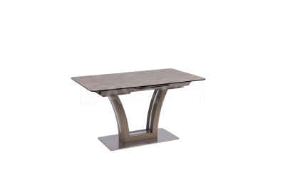 Стол обеденный FUSION (140) MATT MOKKA/LATTE (сатин мокка/латте). Фото №4