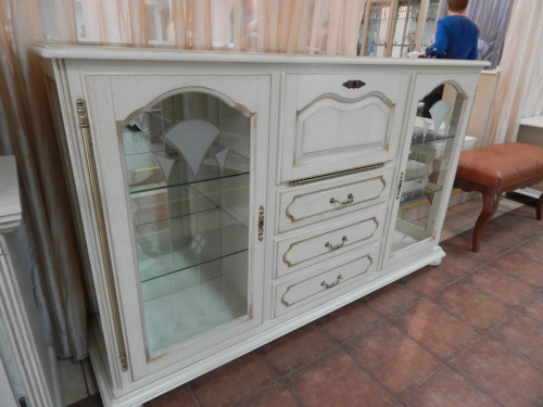 Тумба-витрина Давиль ММ 126-34 стекло декор. Фото №2