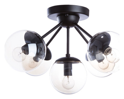 Потолочная люстра Arte Lamp 1664 A1664PL-5BK. Фото №2
