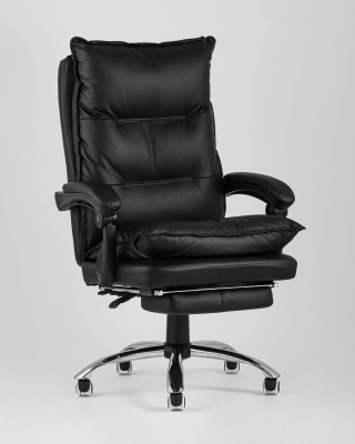 Кресло руководителя TopChairs Alpha черное. Фото №3