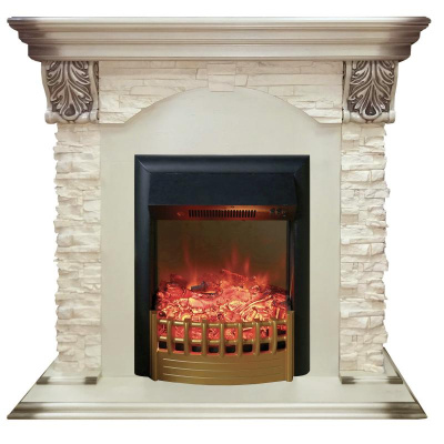 Электрокамин RealFlame Dublin Lux WT с Rimini. Фото №2