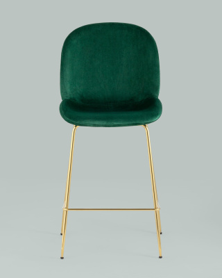 Стул полубарный Beetle со спинкой изумрудный фото Стул полубарный Beetle со спинкой изумрудный. Фото №5