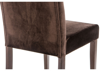 Стул деревянный Menson dark walnut / fabric brown. Фото №5