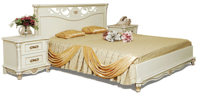 Кровать двойная Алези с низким изножьем. Фото №2