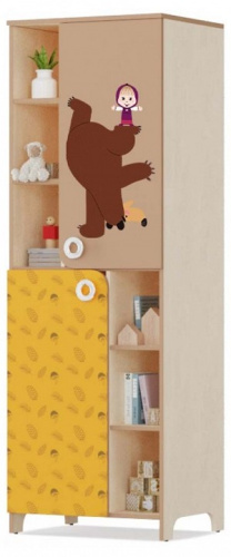 Шкаф комбинированный Маша и Медведь Happy Days. Фото №1