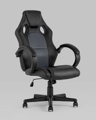 Кресло игровое TopChairs Renegade серое. Фото №3