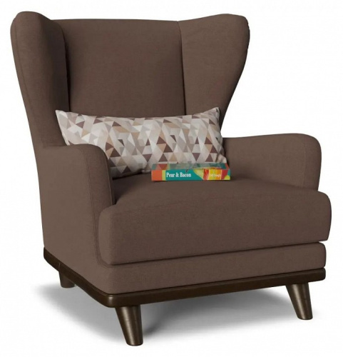 Кресло Оскар 12 Темно-Серый велюр. Фото №1