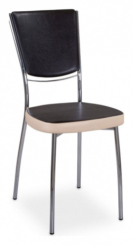 Стул кухонный  черный венге/бежевый, повышенной комфортности. Фото №1