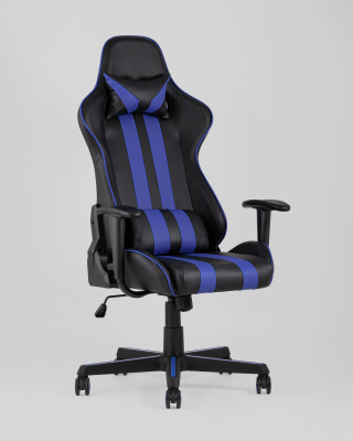 Кресло игровое TopChairs Camaro синее. Фото №3