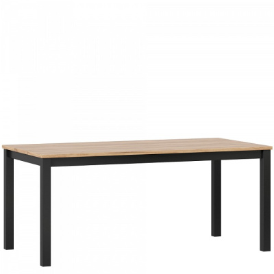 Стол обеденный Техно (Дуб Золотой/Чёрный). Фото №2