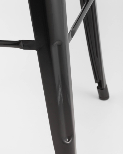 Стул барный TOLIX WOOD черный глянцевый. Фото №8