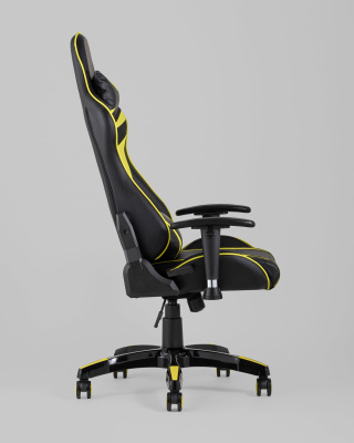 Кресло игровое TopChairs Corvette желтое. Фото №4
