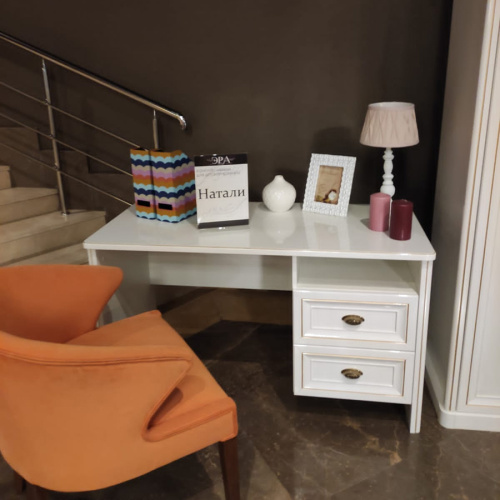 Стол письменный Натали  Белый глянец. Фото №2