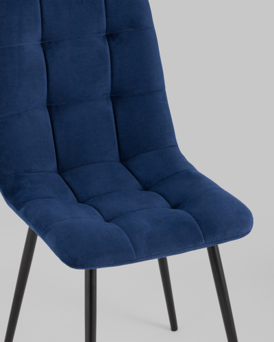 Стул Oliver велюр тёмно-синий. Фото №9