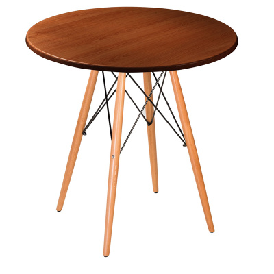 Стол Eames woodR nut 80 см. Фото №2