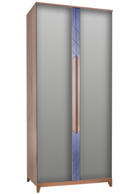 Шкаф двухстворчатый с зеркалами Сканди Сапфир. Фото №2