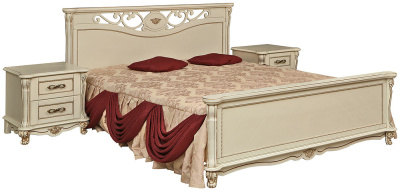 Кровать двойная Алези с высоким изножьем. Фото №2