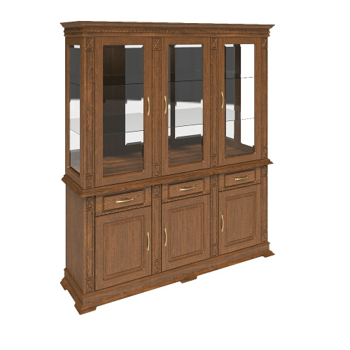 Шкаф комбинированный Верди Люкс 3з П487.20з. Фото №7